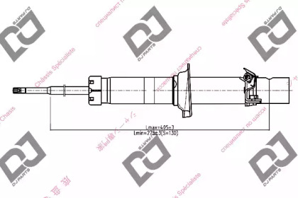 Амортизатор DJ PARTS DS1304GT